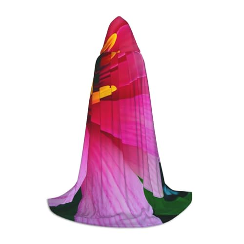 OXKGHHO Langer Umhang mit Hawaii-Blumendruck, mit Kapuze, Vampir- und Halloween-Kostüme, perfekt für Rollenspiele und Partys OXKGHHO Langer Umhang mit Hawaii-Blumendruck, mit Kapuze, Vampir- und Halloween-Kostüme, perfekt für Rollenspiele und Partys von OXKGHHO