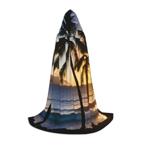 OXKGHHO Langer Umhang mit Hawaii-Sonnenstrahlen und Kapuze, Vampir- und Halloween-Kostüme, perfekt für Rollenspiele und Partys OXKGHHO Langer Umhang mit Hawaii-Sonnenstrahlen und Kapuze, Vampir- und Halloween-Kostüme, perfekt für Rollenspiele und Partys von OXKGHHO
