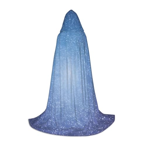 OXKGHHO Langer Umhang mit Kapuze, Motiv: Weihnachtsbaum, Ball, Sterne, Vampir- und Halloween-Kostüme, perfekt für Rollenspiele und Partys von OXKGHHO