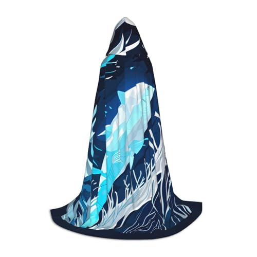 OXKGHHO Langer Umhang mit Kapuze, Vampir- und Halloween-Kostüme, perfekt für Rollenspiele und Partys OXKGHHO Langer Umhang mit Kapuze, Vampir- und Halloween-Kostüme, perfekt für Rollenspiele und Partys von OXKGHHO