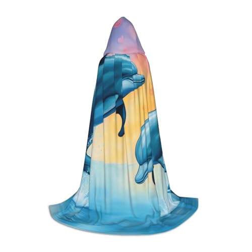 OXKGHHO Langer Umhang mit Kapuze, Vampir- und Halloween-Kostüme, perfekt für Rollenspiele und Partys OXKGHHO Langer Umhang mit Kapuze, Vampir- und Halloween-Kostüme, perfekt für Rollenspiele und Partys von OXKGHHO