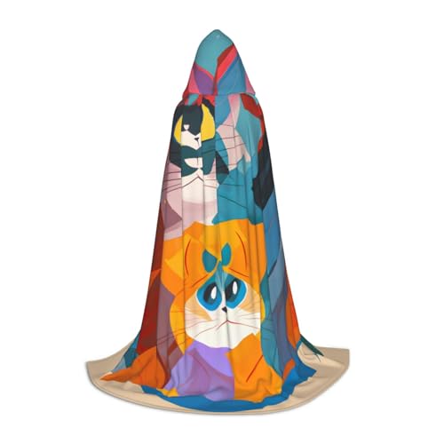 OXKGHHO Langer Umhang mit Kapuze, Vampir- und Halloween-Kostüme, perfekt für Rollenspiele und Partys OXKGHHO Langer Umhang mit Kapuze, Vampir- und Halloween-Kostüme, perfekt für Rollenspiele und Partys von OXKGHHO
