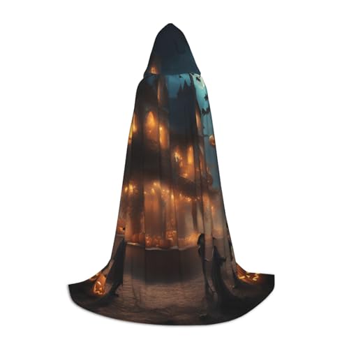 OXKGHHO Langer Umhang mit Kapuze, Vampir- und Halloween-Kostüme, perfekt für Rollenspiele und Partys OXKGHHO Langer Umhang mit Kapuze, Vampir- und Halloween-Kostüme, perfekt für Rollenspiele und Partys von OXKGHHO