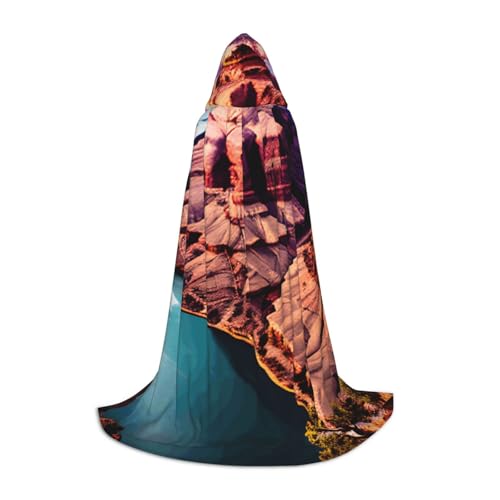 OXKGHHO Langer Umhang mit Kapuze, Vampir- und Halloween-Kostüme, perfekt für Rollenspiele und Partys OXKGHHO Langer Umhang mit Kapuze, Vampir- und Halloween-Kostüme, perfekt für Rollenspiele und Partys von OXKGHHO