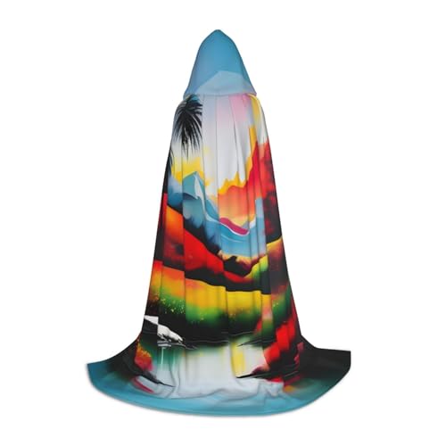 OXKGHHO Langer Umhang mit Kapuze, für Vampir- und Halloween-Kostüme, perfekt für Rollenspiele und Partys OXKGHHO Langer Umhang mit Kapuze, für Vampir- und Halloween-Kostüme, perfekt für Rollenspiele und Partys von OXKGHHO