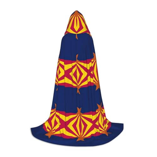 OXKGHHO Langer Umhang mit Kapuze und Staatsflagge, Motiv: Arizona, Vampir- und Halloween-Kostüme, perfekt für Rollenspiele und Partys OXKGHHO Langer Umhang mit Kapuze und Staatsflagge, Motiv: Arizona, Vampir- und Halloween-Kostüme, perfekt für Rollenspiele und Partys von OXKGHHO
