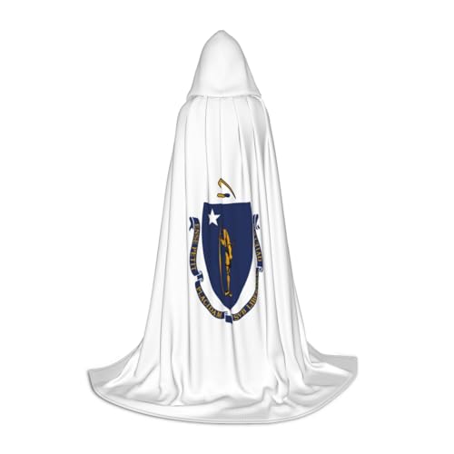 OXKGHHO Langer Umhang mit Kapuze von Massachusetts mit Staatsflagge, Vampir- und Halloween-Kostüme, perfekt für Rollenspiele und Partys OXKGHHO Langer Umhang mit Kapuze von Massachusetts mit Staatsflagge, Vampir- und Halloween-Kostüme, perfekt für Rollenspiele und Partys von OXKGHHO