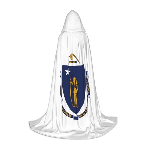 OXKGHHO Langer Umhang mit Kapuze von Massachusetts mit Staatsflagge, Vampir- und Halloween-Kostüme, perfekt für Rollenspiele und Partys OXKGHHO Langer Umhang mit Kapuze von Massachusetts mit Staatsflagge, Vampir- und Halloween-Kostüme, perfekt für Rollenspiele und Partys von OXKGHHO