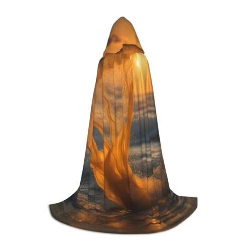 OXKGHHO Langer Umhang mit Meerjungfrauenschwanz, mit Kapuze, Vampir- und Halloween-Kostüme, perfekt für Rollenspiele und Partys OXKGHHO Langer Umhang mit Meerjungfrauenschwanz, mit Kapuze, Vampir- und Halloween-Kostüme, perfekt für Rollenspiele und Partys von OXKGHHO