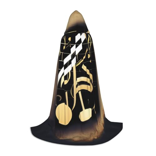 OXKGHHO Langer Umhang mit Musikdruck, mit Kapuze, Vampir- und Halloween-Kostüme, perfekt für Rollenspiele und Partys OXKGHHO Langer Umhang mit Musikdruck, mit Kapuze, Vampir- und Halloween-Kostüme, perfekt für Rollenspiele und Partys von OXKGHHO