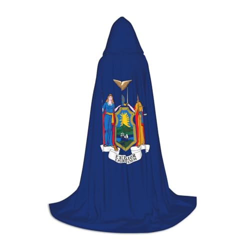 OXKGHHO Langer Umhang mit New York-Flagge, mit Kapuze, Vampir- und Halloween-Kostüme, perfekt für Rollenspiele und Partys OXKGHHO Langer Umhang mit New York-Flagge, mit Kapuze, Vampir- und Halloween-Kostüme, perfekt für Rollenspiele und Partys von OXKGHHO