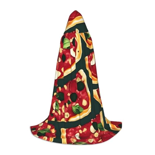 OXKGHHO Langer Umhang mit Pizza-Muster, mit Kapuze, Vampir- und Halloween-Kostüme, perfekt für Rollenspiele und Partys OXKGHHO Langer Umhang mit Pizza-Muster, mit Kapuze, Vampir- und Halloween-Kostüme, perfekt für Rollenspiele und Partys von OXKGHHO