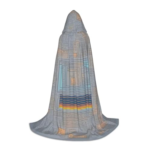 OXKGHHO Langer Umhang mit Programmiercode, mit Kapuze, Vampir- und Halloween-Kostüme, perfekt für Rollenspiele und Partys OXKGHHO Langer Umhang mit Programmiercode, mit Kapuze, Vampir- und Halloween-Kostüme, perfekt für Rollenspiele und Partys von OXKGHHO