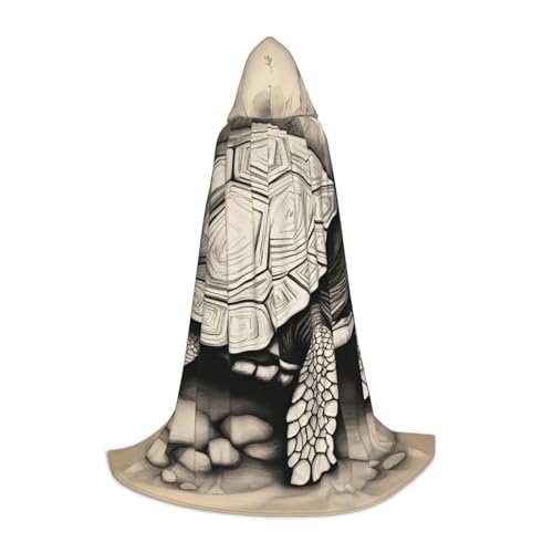 OXKGHHO Langer Umhang mit Schildkrötenaufdruck, mit Kapuze, Vampir- und Halloween-Kostüme, perfekt für Rollenspiele und Partys OXKGHHO Langer Umhang mit Schildkrötenaufdruck, mit Kapuze, Vampir- und Halloween-Kostüme, perfekt für Rollenspiele und Partys von OXKGHHO
