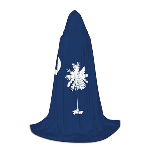 OXKGHHO Langer Umhang mit South Carolina-Flagge, mit Kapuze, Vampir- und Halloween-Kostüme, perfekt für Rollenspiele und Partys OXKGHHO Langer Umhang mit South Carolina-Flagge, mit Kapuze, Vampir- und Halloween-Kostüme, perfekt für Rollenspiele und Partys von OXKGHHO