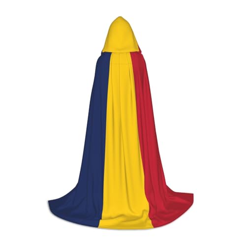 OXKGHHO Langer Umhang mit der Flagge des Tschads, mit Kapuze, Vampir- und Halloween-Kostüme, perfekt für Rollenspiele und Partys OXKGHHO Langer Umhang mit der Flagge des Tschads, mit Kapuze, Vampir- und Halloween-Kostüme, perfekt für Rollenspiele und Partys von OXKGHHO