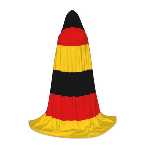 OXKGHHO Langer Umhang mit deutscher Flagge, mit Kapuze, Vampir- und Halloween-Kostüme, perfekt für Rollenspiele und Partys OXKGHHO Langer Umhang mit deutscher Flagge, mit Kapuze, Vampir- und Halloween-Kostüme, perfekt für Rollenspiele und Partys von OXKGHHO