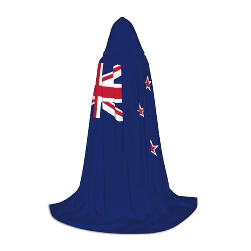 OXKGHHO Langer Umhang mit neuseeländischer Flagge, mit Kapuze, Vampir- und Halloween-Kostüme, perfekt für Rollenspiele und Partys OXKGHHO Langer Umhang mit neuseeländischer Flagge, mit Kapuze, Vampir- und Halloween-Kostüme, perfekt für Rollenspiele und Partys von OXKGHHO