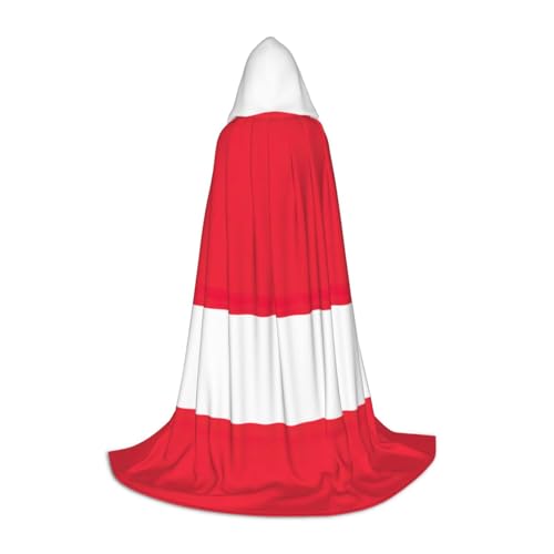 OXKGHHO Langer Umhang mit österreichischer Flagge, mit Kapuze, Vampir- und Halloween-Kostüme, perfekt für Rollenspiele und Partys OXKGHHO Langer Umhang mit österreichischer Flagge, mit Kapuze, Vampir- und Halloween-Kostüme, perfekt für Rollenspiele und Partys von OXKGHHO