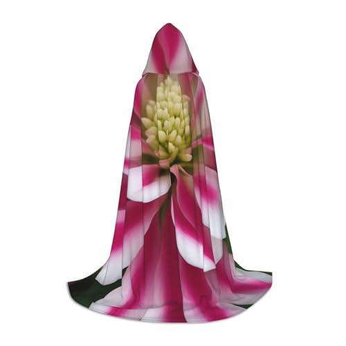 OXKGHHO Langer Umhang mit rosa und weißem Blumendruck, mit Kapuze, Vampir- und Halloween-Kostüme, perfekt für Rollenspiele und Partys OXKGHHO Langer Umhang mit rosa und weißem Blumendruck, mit Kapuze, Vampir- und Halloween-Kostüme, perfekt für Rollenspiele und Partys von OXKGHHO