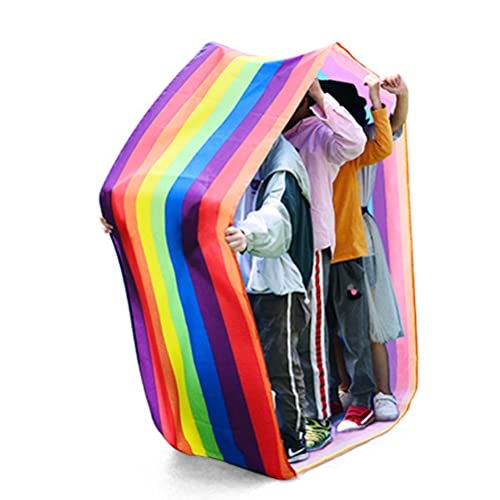 OXOLAMRIN Lernaktivität Laufmatte, Spiel-Laufmatte, Teamwork-Spiele, Laufmatte, 2–18 Jahre altes, lustiges Koordinations- und Kooperationsspiel, Laufmatte, leicht zu tragen(Small-8M) von OXOLAMRIN