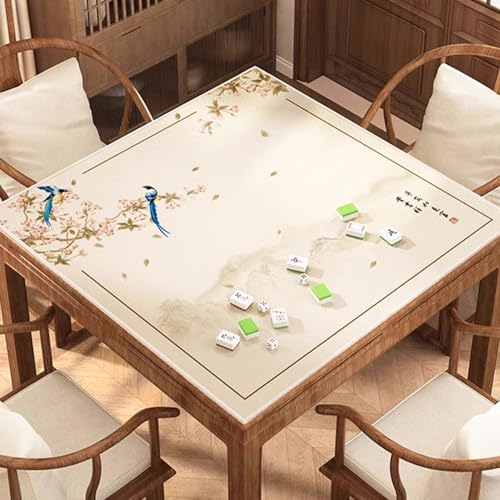 OXOLAMRIN Mahjong-Spieltischmatte mit Tragetasche, 2er-Pack, mehrere Größen(47.24x47.24 in) von OXOLAMRIN