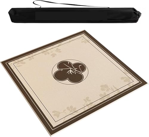 OXOLAMRIN Tischspielmatte, Mehrfarbig, mehrere Größen(Brown,51.18x51.18 in) von OXOLAMRIN