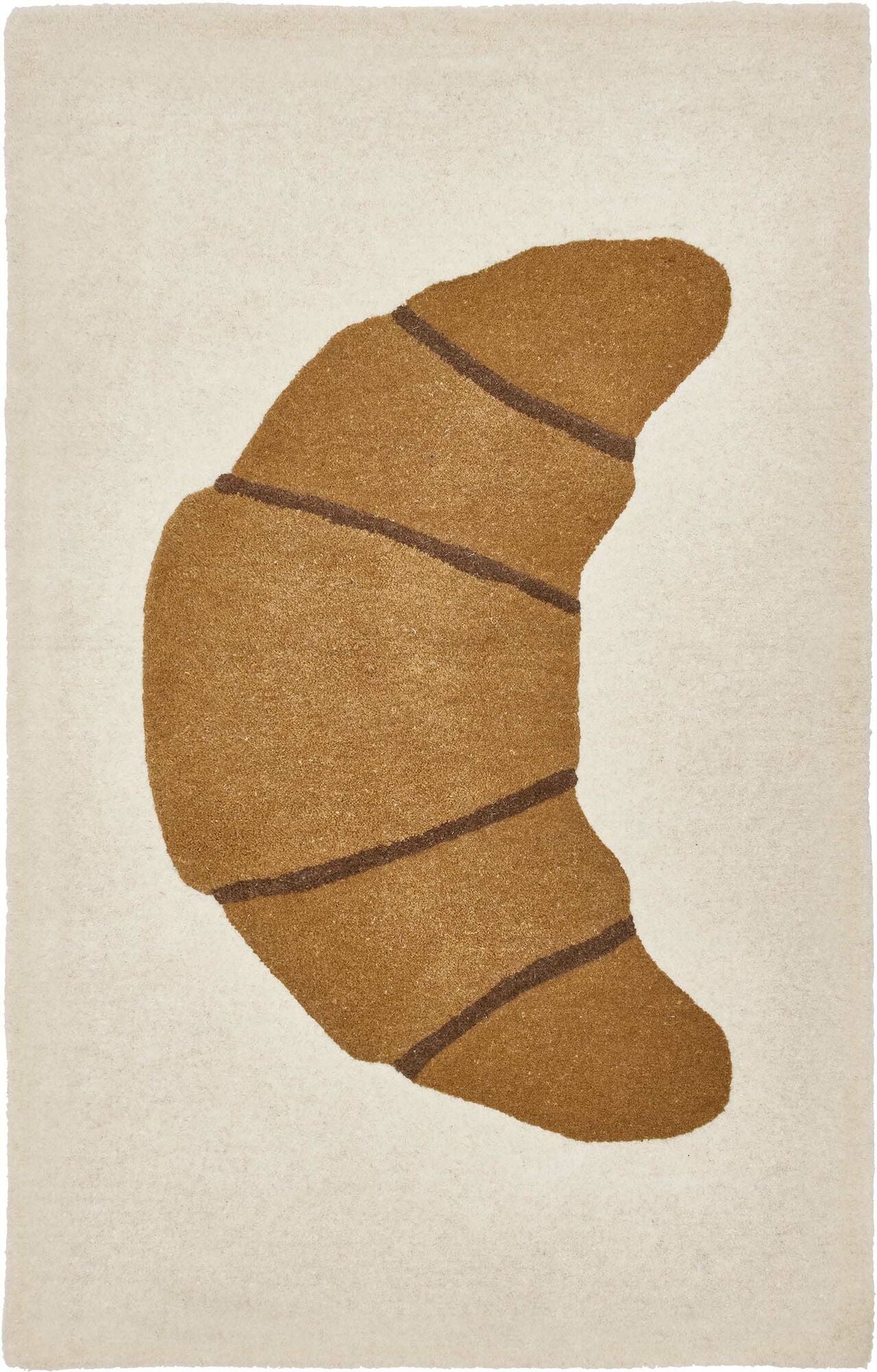 OYOY Croissant Tuft-Teppich, Braun OYOY Croissant Tuft-Teppich, Braun von OYOY