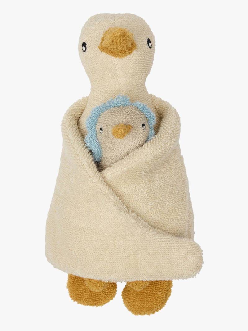 OYOY Dora &  Baby Dolli Ente Plüschspielzeug, Cloud/Ice Blue von OYOY