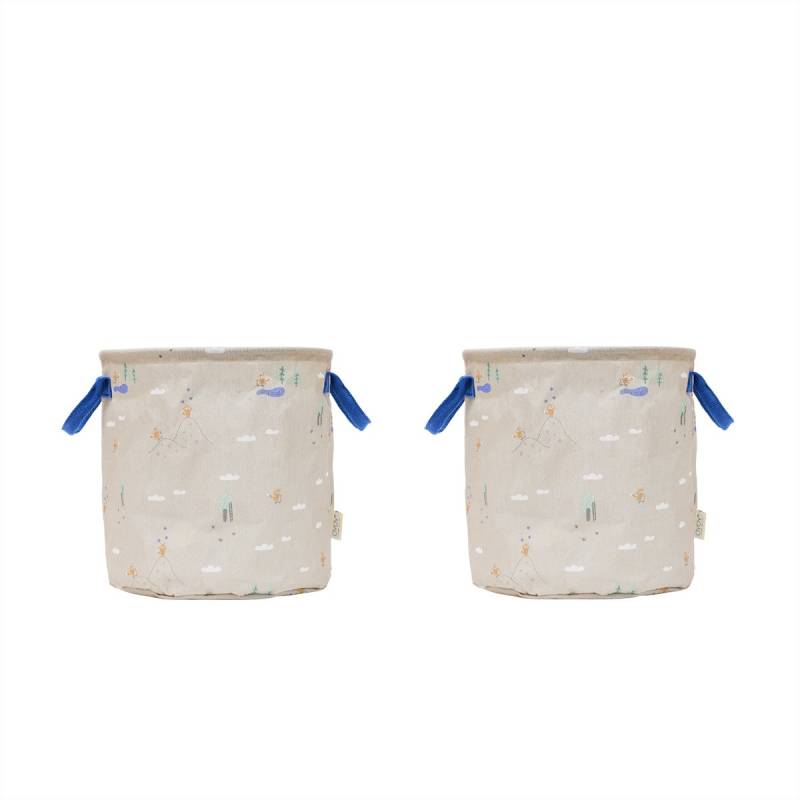OYOY Foxy Aufbewahrungskörbe Medium 2er-Pack von OYOY