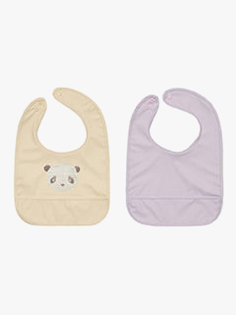 OYOY Lun Lun Panda Lätzchen 2er-Pack, Vanilla/Lavender OYOY Lun Lun Panda Lätzchen 2er-Pack, Vanilla/Lavender von OYOY