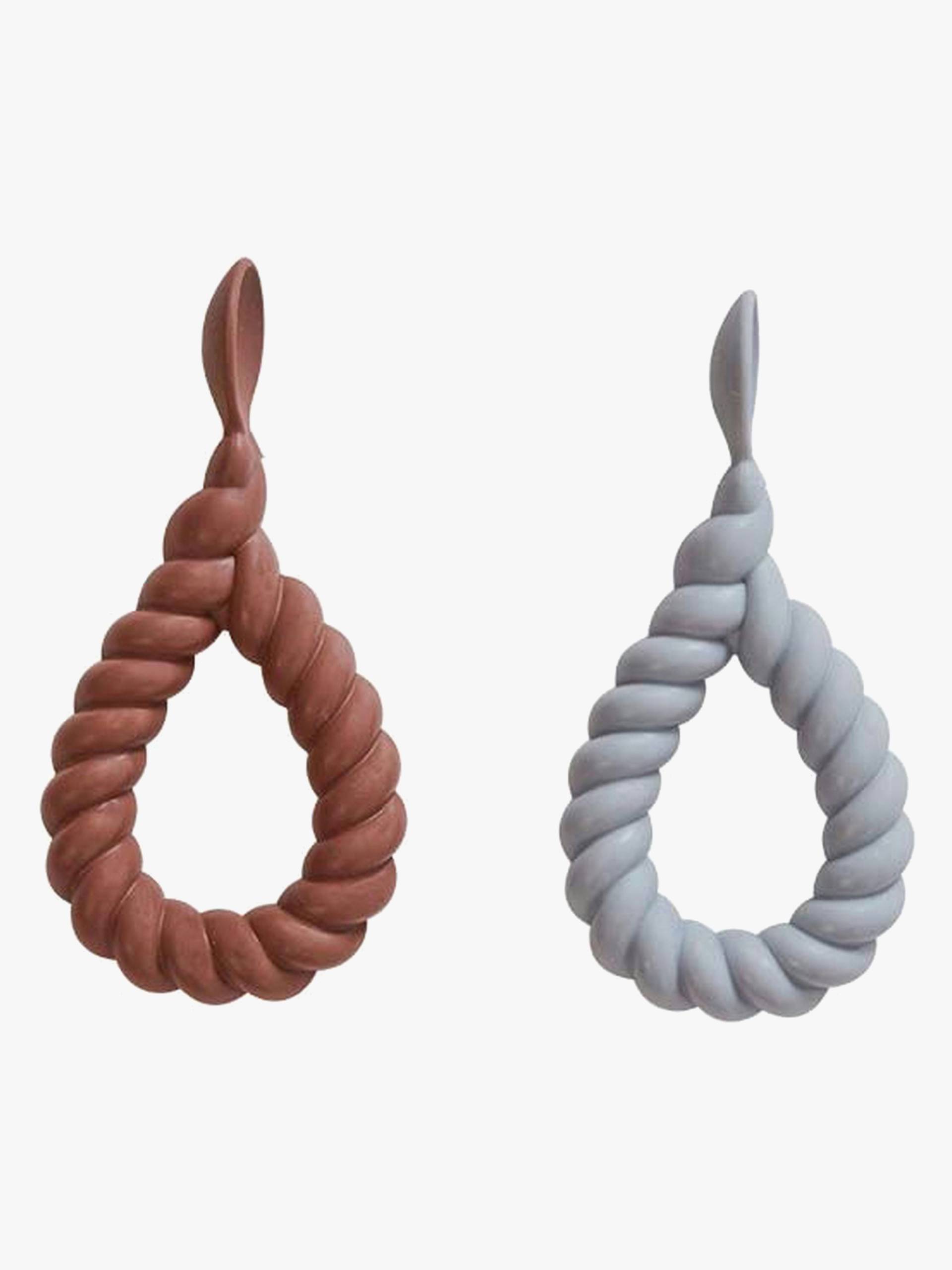 OYOY Mellow Löffel mit Griff 2er-Pack, Dusty Blue OYOY Mellow Löffel mit Griff 2er-Pack, Dusty Blue von OYOY