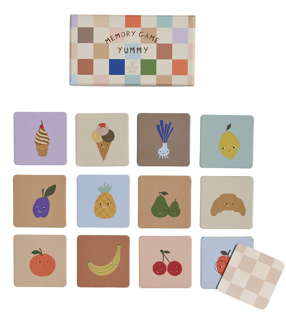 OYOY Memory-Spiel - Yummy+ - 24 Teile - Multi - OYOY - One Size - Memory-Spiele OYOY Memory-Spiel - Yummy+ - 24 Teile - Multi - OYOY - One Size - Memory-Spiele von OYOY
