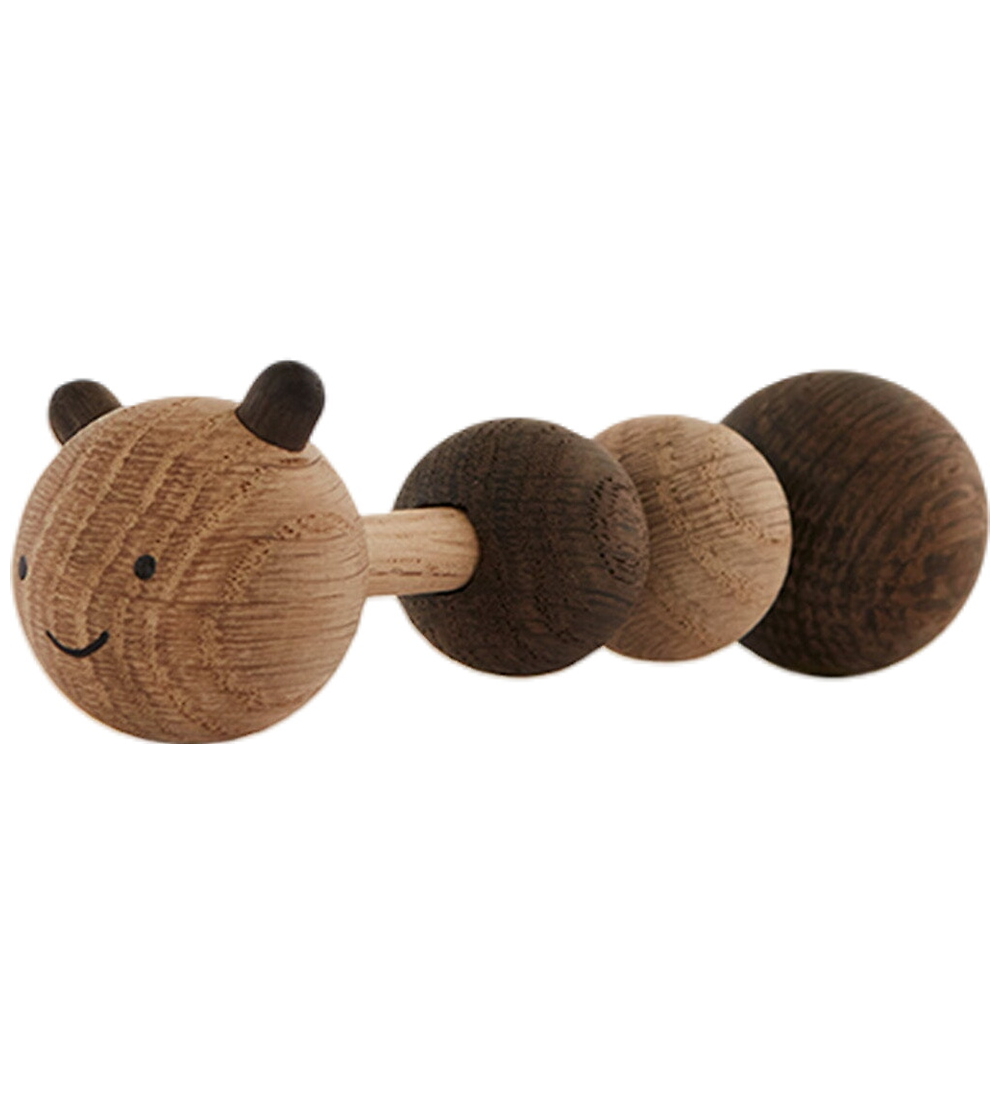 OYOY Rassel - Holz - Larve - Nature - OYOY - One Size - Rasseln OYOY Rassel - Holz - Larve - Nature - OYOY - One Size - Rasseln von OYOY