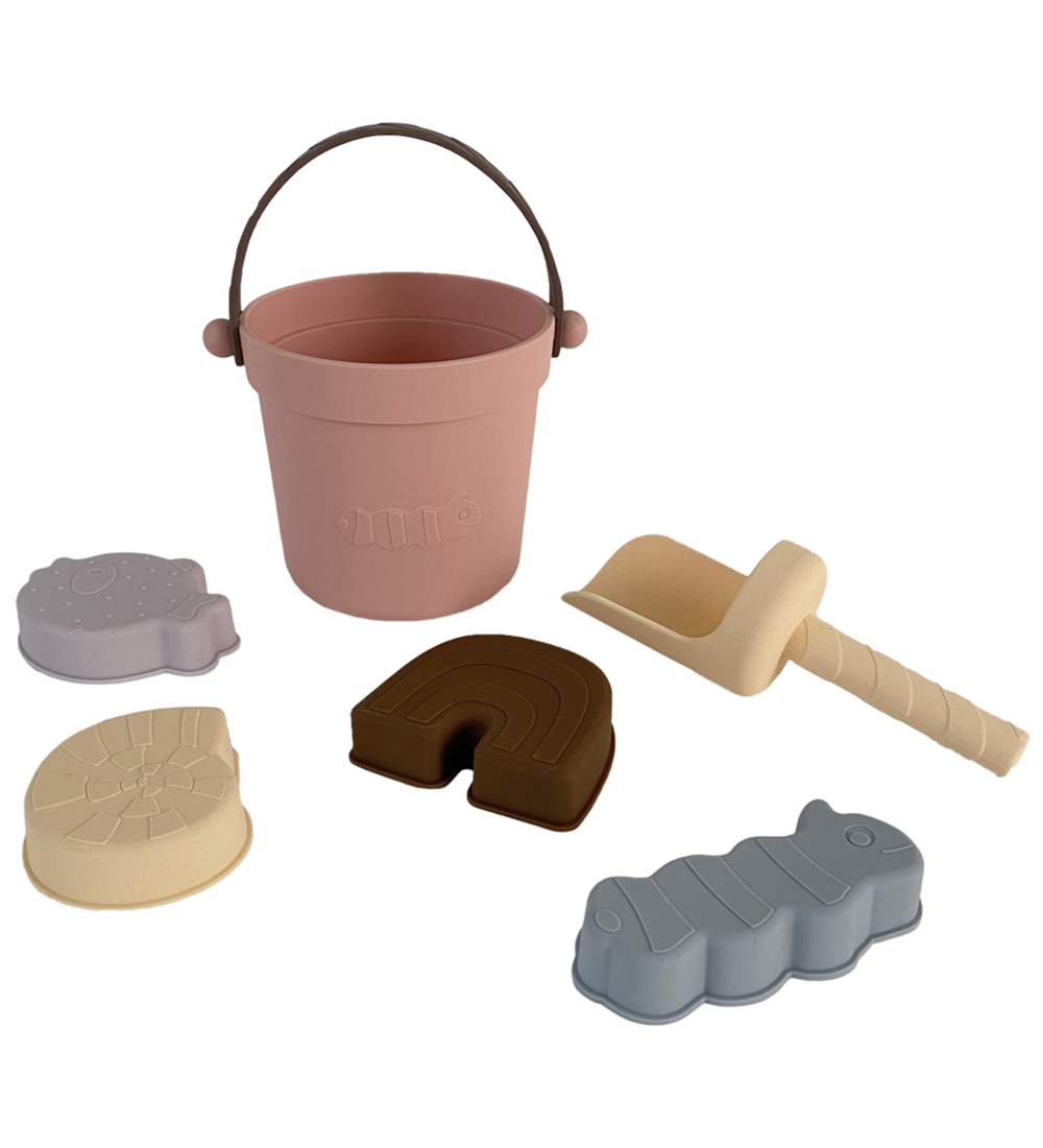 OYOY Strandset - 6 Teile - Leo - Coral - OYOY - One Size - Sandspielzeug OYOY Strandset - 6 Teile - Leo - Coral - OYOY - One Size - Sandspielzeug von OYOY