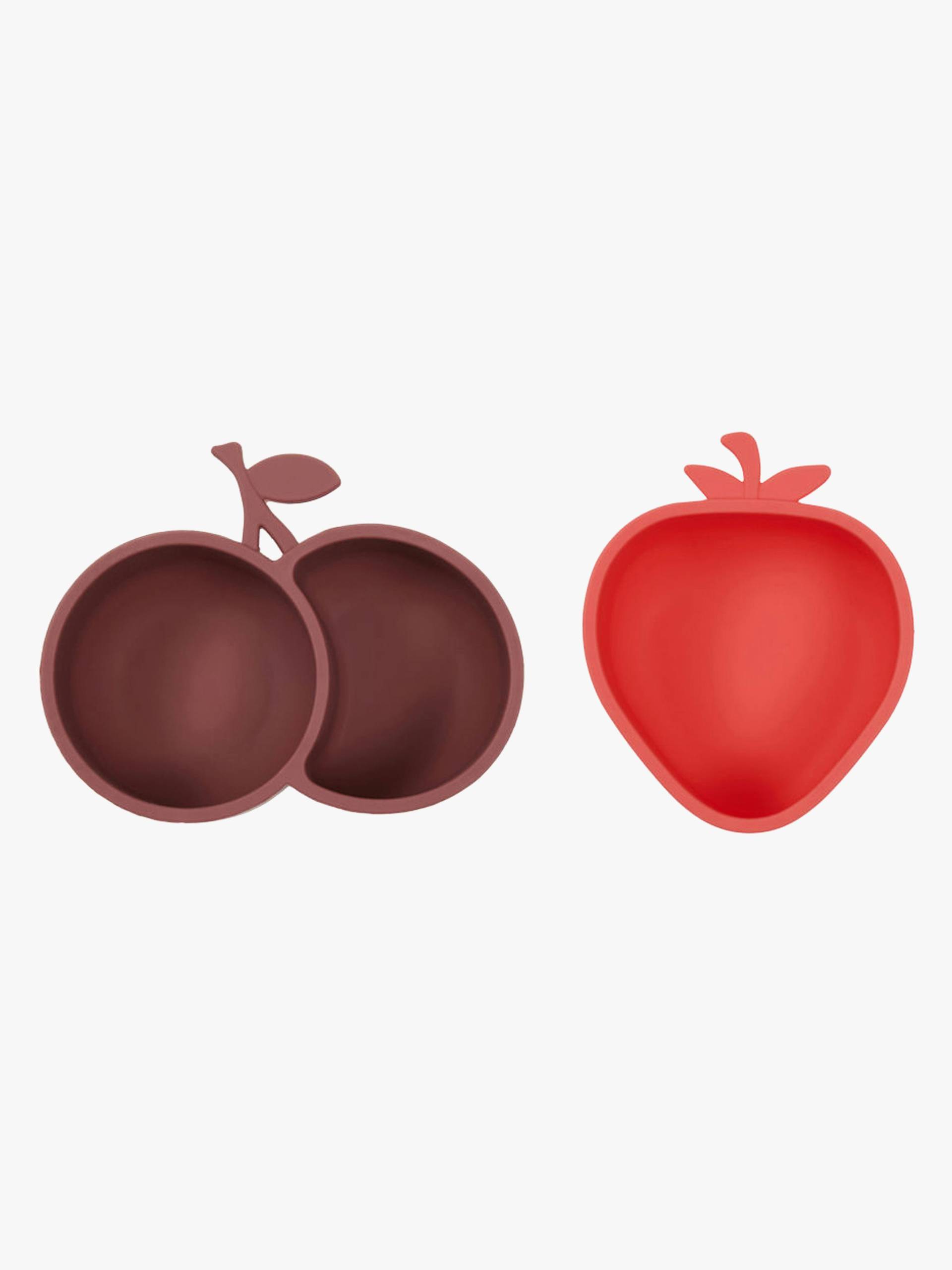 OYOY Yummy Strawberry & Cherry Schüssel, Cherry Red/Nutmeg OYOY Yummy Strawberry & Cherry Schüssel, Cherry Red/Nutmeg von OYOY