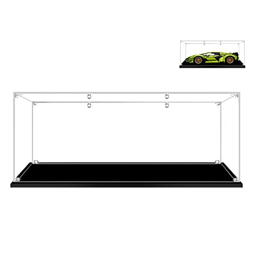 Acryl-Vitrine für (Lamborghini Sián FKP 37 Rennwagen) Modell - Vitrine für Lego 42115 (nur Vitrine, kein Bauset) von OYTOCLKU