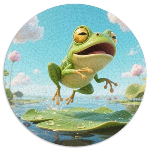 Puzzle 1000 Pieces Animal Round Toddlers, Kids Gift Birthday Gifts Gift (67.5x67.5cm) von OZBASEOPU