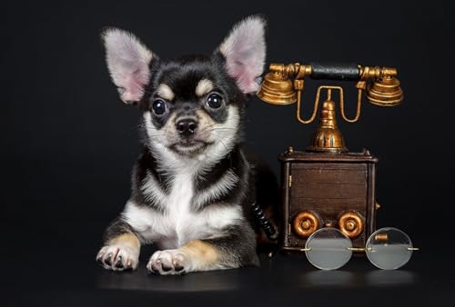 OZLHSP Spiel des Jahres Erwachsene Puzzle 500 Teile Chihuahua-Tier 52x38cm OZLHSP Spiel des Jahres Erwachsene Puzzle 500 Teile Chihuahua-Tier 52x38cm von OZLHSP