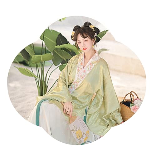 Chinesische Traditionelle Prinzessin Hanfu-Kleid Chinesische Traditionelle Alte Hanfu-Cosplay-Outfit, M=160-164cm,Grün von OZMDXKJ