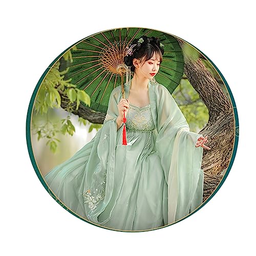 Chinesische Traditionelle Prinzessin Hanfu Kleid Damen Tang-Dynastie Hanfu Cosplay-Outfit, L=165-168cm,Grün von OZMDXKJ