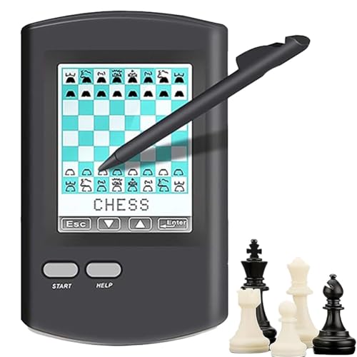 Intelligentes Elektronisches Mini-Schachspiel, Touch-Schach-Computerspiel Mit Großem LCD-Display, Mehrere Möglichkeiten for Spielen Von Elektronischem Schach, Tragbarer Einzelspieler von OZPPM