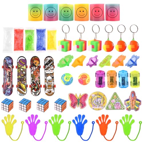 OZXVXZO 47 Stück Mitgebsel Kinder Kindergeburtstag Spielzeugset, Partyspielzeuge, Partytütenfüller, Spielzeug-Großpackung für Kinder, Sortiment Party Tasche Füller für Jungen Mädchen von OZXVXZO