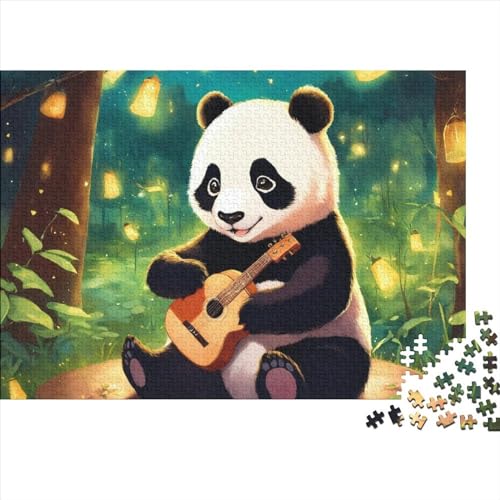 Cartoon Panda Puzzle Für Erwachsene,Puzzle 500 Teile Herausforderndes Puzzles Cute Animals,Geschicklichkeitsspiel Für Die Ganze Familie,Bunte Fliesen Spielzeug Spiel,Geschenke 500pcs (52x38cm) von OakiTa