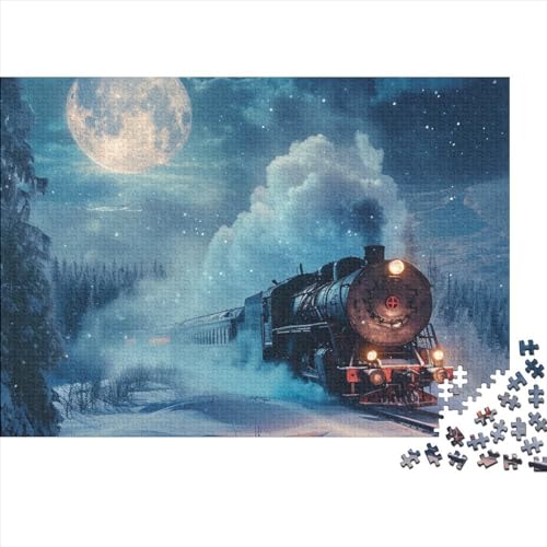 Puzzle Traumreisezug Puzzles 1000 Teile Erwachsene Puzzle 1000 Teile Puzzle Puzzles Für Erwachsene Und Jugendliche Premium Holzgeschenke 1000pcs (75x50cm) von OakiTa