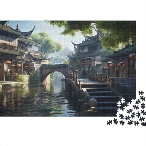 Xitang 1000 Pieces Puzzles Impossible Puzzle, I'll Wait for You in XitangSkill Game for The Whole Family, for Adults Stress Relieve Game Toy Gift for Adults and Children from 14 Years 1000pcs (75x50c von OakiTa