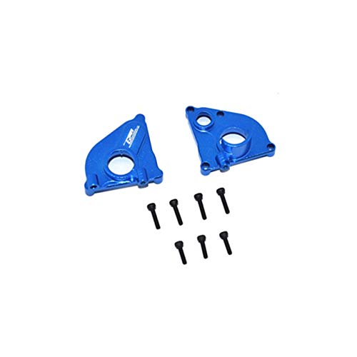 Obahdirry Zentral-Mittle-Getriebegehäuse, Gehäuseset für Axial SCX24 AXI90081 1/24 RC Car Upgrade-Teile, Blau von Obahdirry