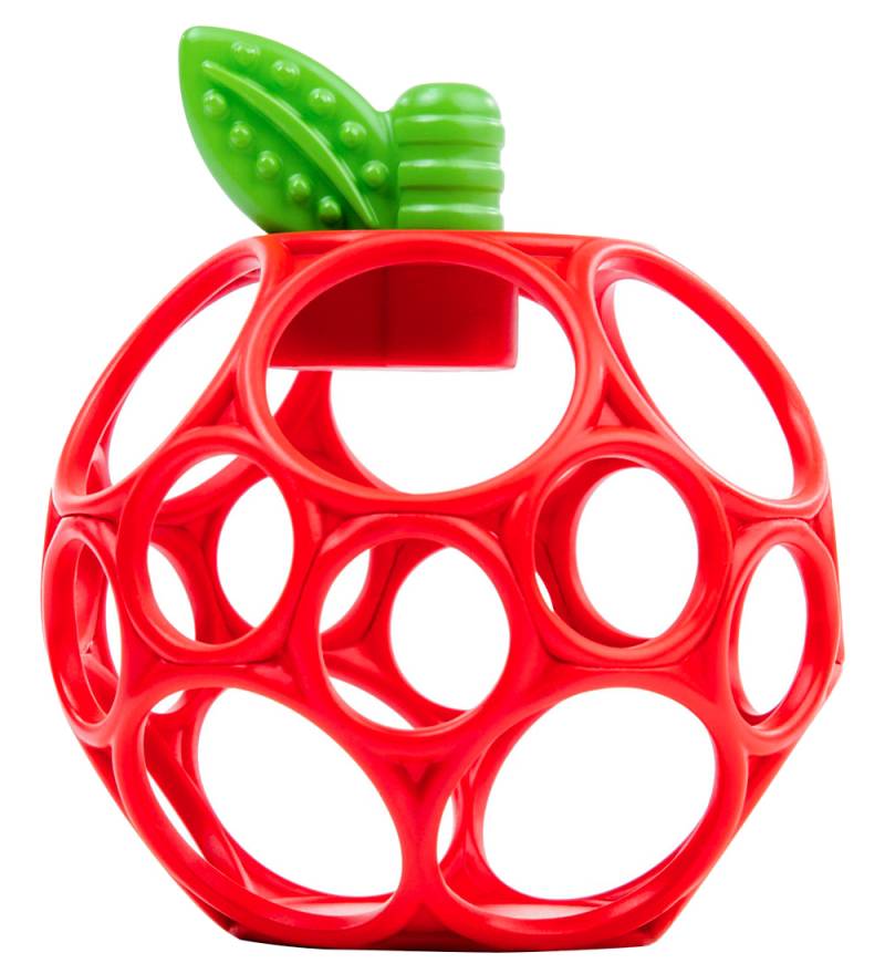 Oball Beißball - Apfel - Rot - Oball - One Size - Beißringe Oball Beißball - Apfel - Rot - Oball - One Size - Beißringe von Oball