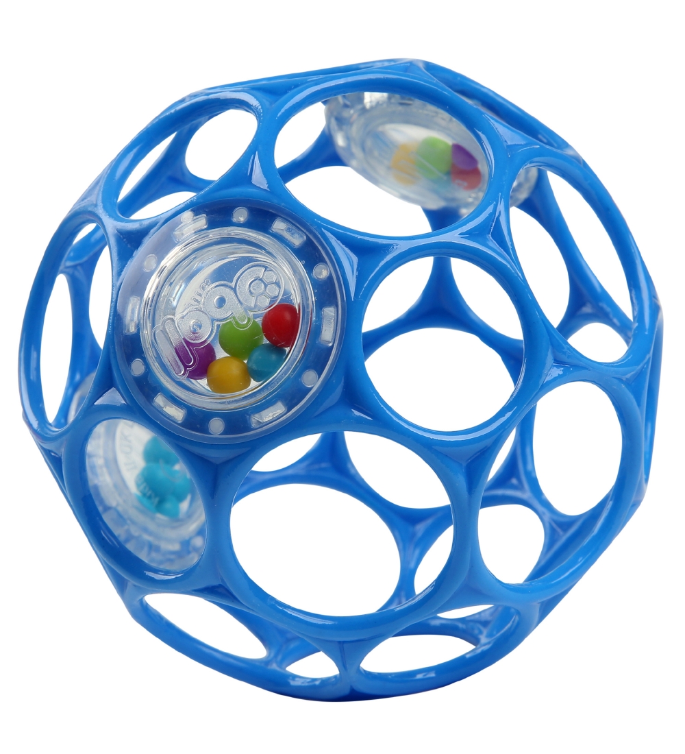 Oball Rassel - 9 cm - Blau - Oball - One Size - Rasseln Oball Rassel - 9 cm - Blau - Oball - One Size - Rasseln von Oball