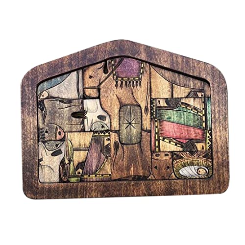 Hölzerne Jesus Puzzle Statue - Krippe Puzzle mit Holzverbrannte Design Skulpturendekorationen für häusliche Bildungshölzernrätsel für Kinder im Alter von 3 bis 5 Jahren und Erwachsene Hölzerne Jesus Puzzle Statue - Krippe Puzzle mit Holzverbrannte Design Skulpturendekorationen für häusliche Bildungshölzernrätsel für Kinder im Alter von 3 bis 5 Jahren und Erwachsene von Obelunrp